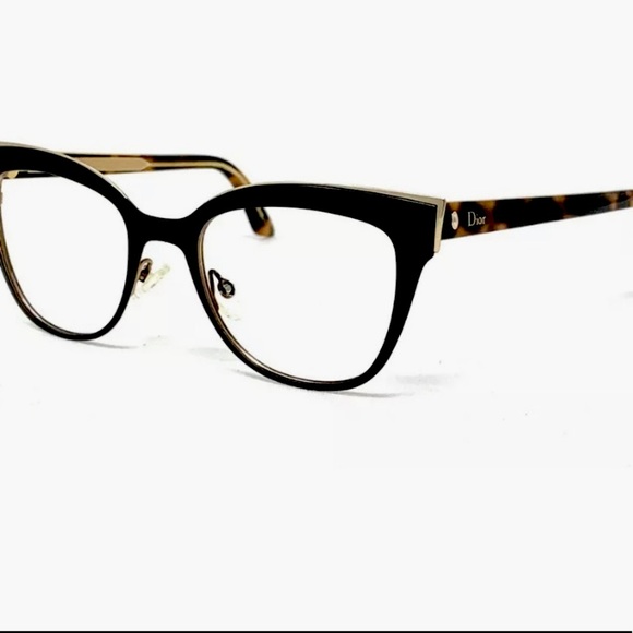 Authentic CHRISTIAN DIOR Cat Eye Glasses Havana - Picture 4 of 16